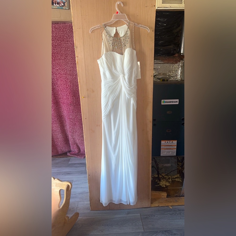 White David’s bridal dress